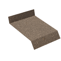 Отлив металлический с посыпкой, Бежевый