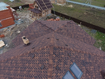 Гибкая черепица Premium, Генуя, Кофе - 210