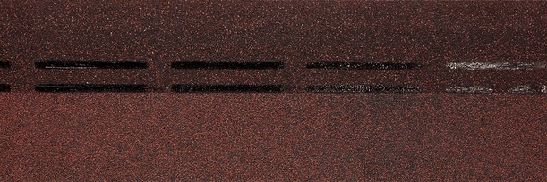 Коньково-карнизная черепица Docke Standard, Красный - 1
