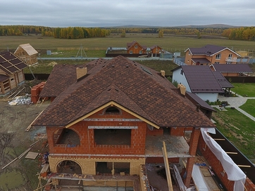 Гибкая черепица Premium, Генуя, Кофе - 318