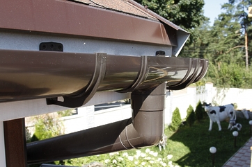 Коллектор для водостока Lux, шоколад - 41
