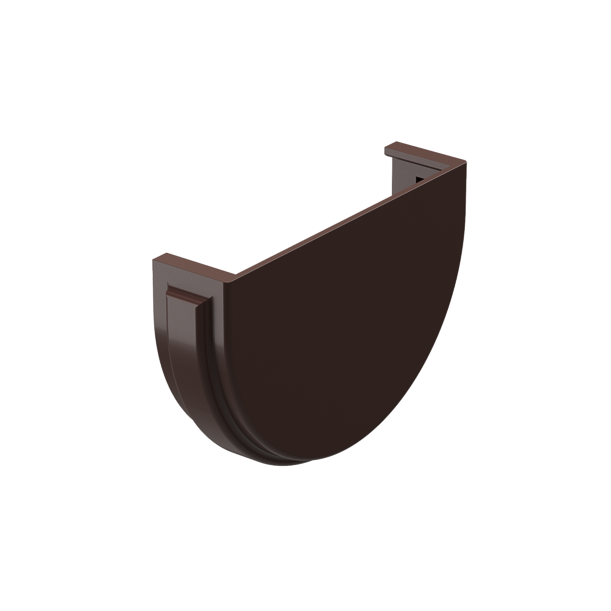 Заглушка желоба Premium, шоколад - 1