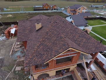 Гибкая черепица Premium, Генуя, Кофе - 194